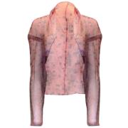 Pre-owned Rosa silke Hermès topp