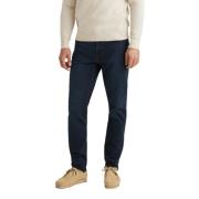 Slim Fit Satin Jeans med Stretch