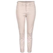 Collette Jeans - Smale Ankellange Bukser - Beige/Sand