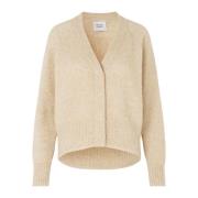 Myk Mohair Blandet Boxy Cardigan