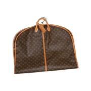 Pre-owned Brunt skinn Louis Vuitton reiseveske