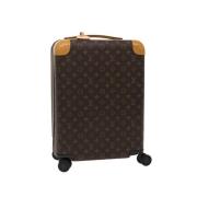 Pre-owned Brunt lerret Louis Vuitton veske