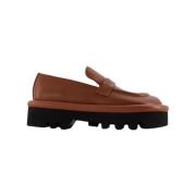 Pre-owned Brunt skinn JW Anderson Flats