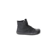 Pre-owned Svart lerret Maison Margiela joggesko