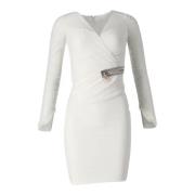 Pre-owned Hvitt stoff Versace kjole