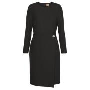 Sort Boss Womenswear Black Difeta Dress Kjoler