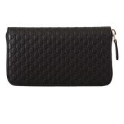 Microguccissima Leather Zipper Wallet