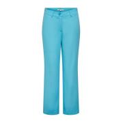 Blå Only Onllana Berry Mid Straight Pant Bukse