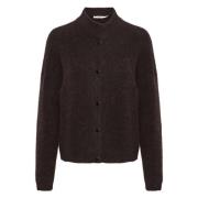 Plomme Melange Cardigan