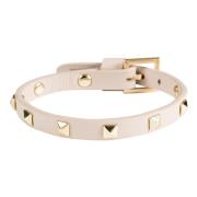 Leather Stud Bracelet Mini Sand