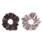 Velvet Scrunchie Grey