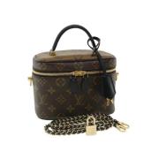 Pre-owned Svart lerret Louis Vuitton Bowling Forfengelighet