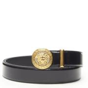 Pre-owned Svart skinn Versace belte