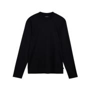 Black J.Lindeberg Ace Mock Neck Ls Gensers