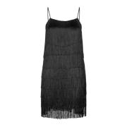 Sort Envelope 1976 Fringe Dress Kjoler