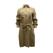 Pre-owned Beige stoff Ralph Lauren kjole