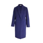 Pre-owned Marineblå ull Celine Coat