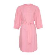 Abiella 3/4 Shirt Dress - Aurora Pink