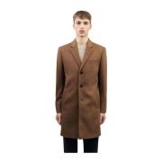 Beige Cempsey Coat - Stilig Ullblanding Ytterplagg