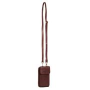 Stilig Mobilveske Skind 100077 Dark Cognac