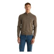 Brun Morris Stockholm Merino John Zip Gensere