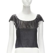 Pre-owned Svart skinn Gucci Top