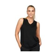 Sort Glitter Strikket Singlet