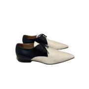 Pre-owned Hvitt skinn Maison Margiela Flats