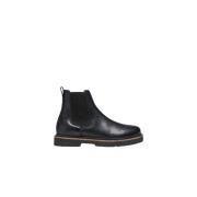 Sorte Chelsea boots i Highwood skinn