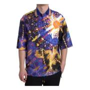 Multifarget Luminaire Print Polo Shirt
