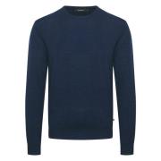 Blå Margrate Merino Pullover