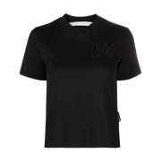 Sorte T-skjorter og Polos med Brodert Logo