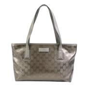 Pre-owned Beige Canvas Gucci Tote