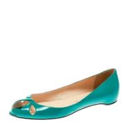 Pre-owned Gront skinn Christian Louboutin Flats