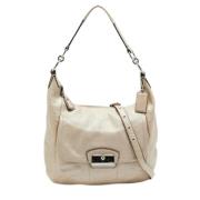 Pre-owned Beige Leather Coach veske