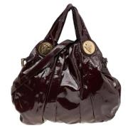 Pre-owned Burgunder skinn Gucci Tote