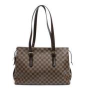 Pre-owned Brunt stoff Louis Vuitton Chelsea