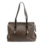 Pre-owned Brunt stoff Louis Vuitton Chelsea