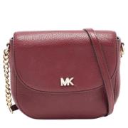 Pre-owned Burgunder skinn Michael Kors Crossbody Bag