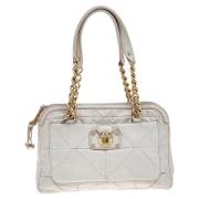 Pre-owned Hvit skinn Marc Jacobs skulderveske