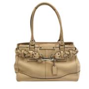 Pre-owned Beige Laer Coach Tote