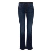 Mid Waist Boot-Cut Jeans