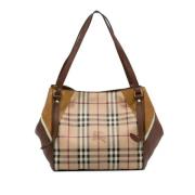 Pre-owned Brunt skinn Burberry Tote