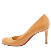 Pre-owned Beige skinn Christian Louboutin haeler