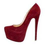 Pre-owned Rod semsket skinn Christian Louboutin haeler