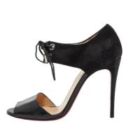 Pre-owned Svart skinn Christian Louboutin Sandaler