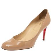 Pre-owned Beige skinn Christian Louboutin haeler