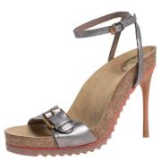 Pre-owned Stella McCartney-sandaler i metallisk skinn