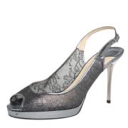 Pre-owned Metallic blonder Jimmy Choo Sandaler