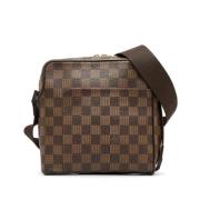 Pre-owned Brunt skinn Louis Vuitton Olav